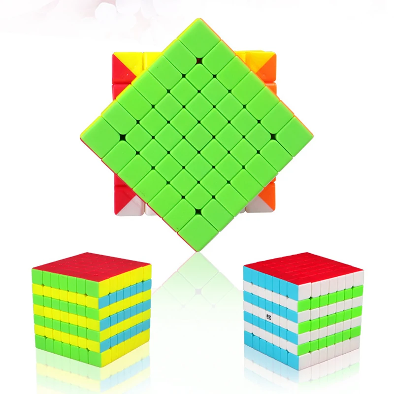 QiYi 7x7x7 однотонный профессиональный магический куб соревнование скоростная