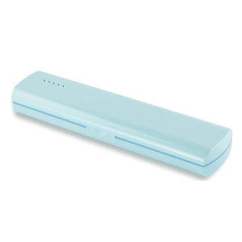 

Portable USB UV Toothbrush Sterilizer Electric Toothbrush Sanitizer for Travel/Business/Home Sterilizing Effect Up to 99.9%