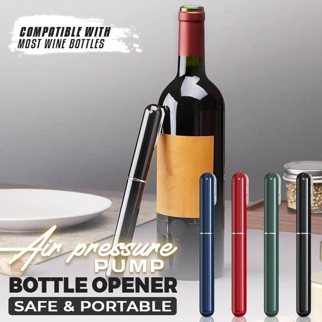 Ouvre-bouteille de pompe à pression d'air, tire-bouchon portable,  décapsuleur facile, outil accessoire de vin, maison, outils de cuisine en  plein air WWO - AliExpress