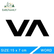 EARLFAMILY 15 см X 7 см Rvca Va Ruca Surf Skate Автомобильное зеркало заднего вида боковая наклейка для грузовика виниловая наклейка Аксессуары для кузова автомобиля