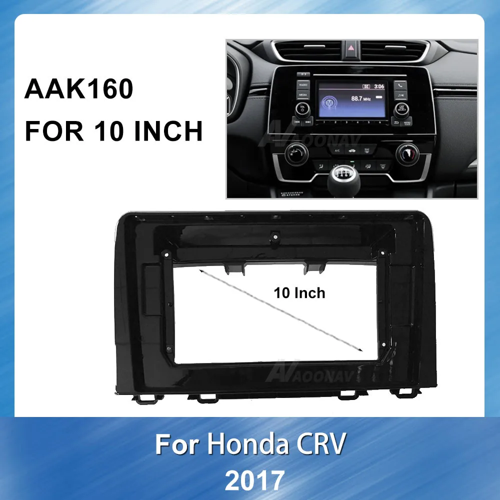 10 Polegada 2din Moldura De R dio Do Carro Remontagem Dvd Fascia Para 