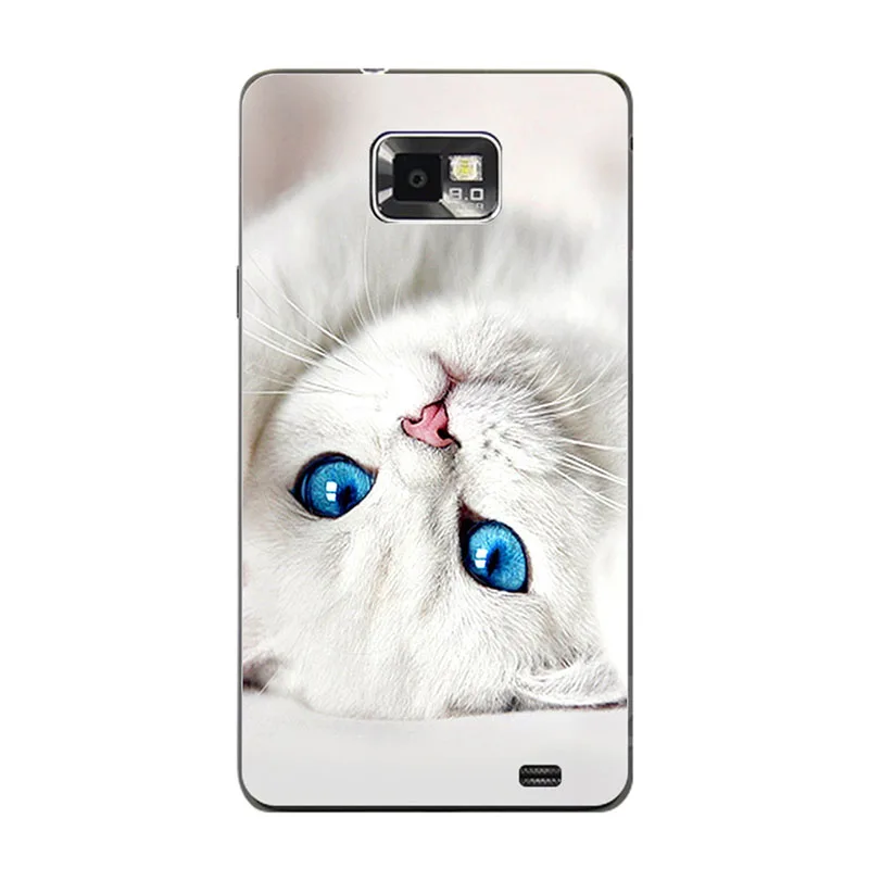 Чехол для Samsung Galaxy S2 S 2 SII i9100/S2 Plus i9105 цветные мягкие ТПУ чехлы на заднюю крышку с