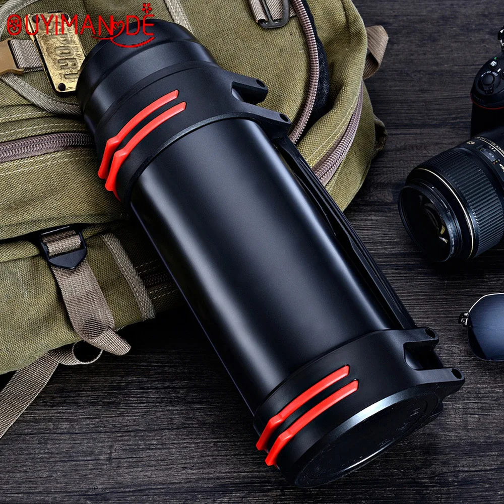 

3L/2L High capacity Stainless steel thermos Fashion everyday, outdoor,automotive water thermo cup Portable insulation Vacuum cup