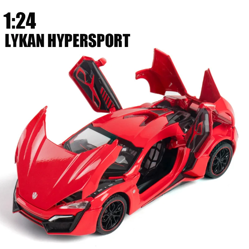 1:24 LYKAN Hypersport Литые и игрушечные транспортные средства игрушечная металлическая