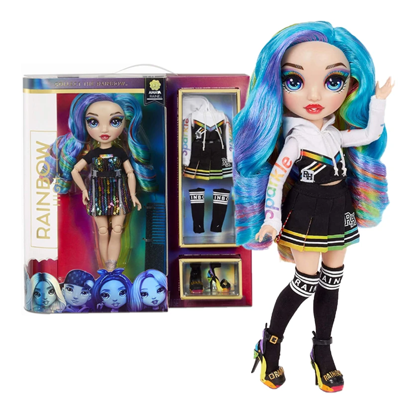 Rainbow High Cheerleader Dolls w/ Stands