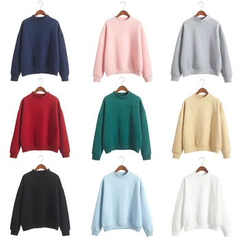 

Women Hoodies Korean Clothes Sweatshirt Harajuku Ropa Mujer Long Sleeve Winter Velvet Warm Sweatshirts Loose Plus Size Hoodie