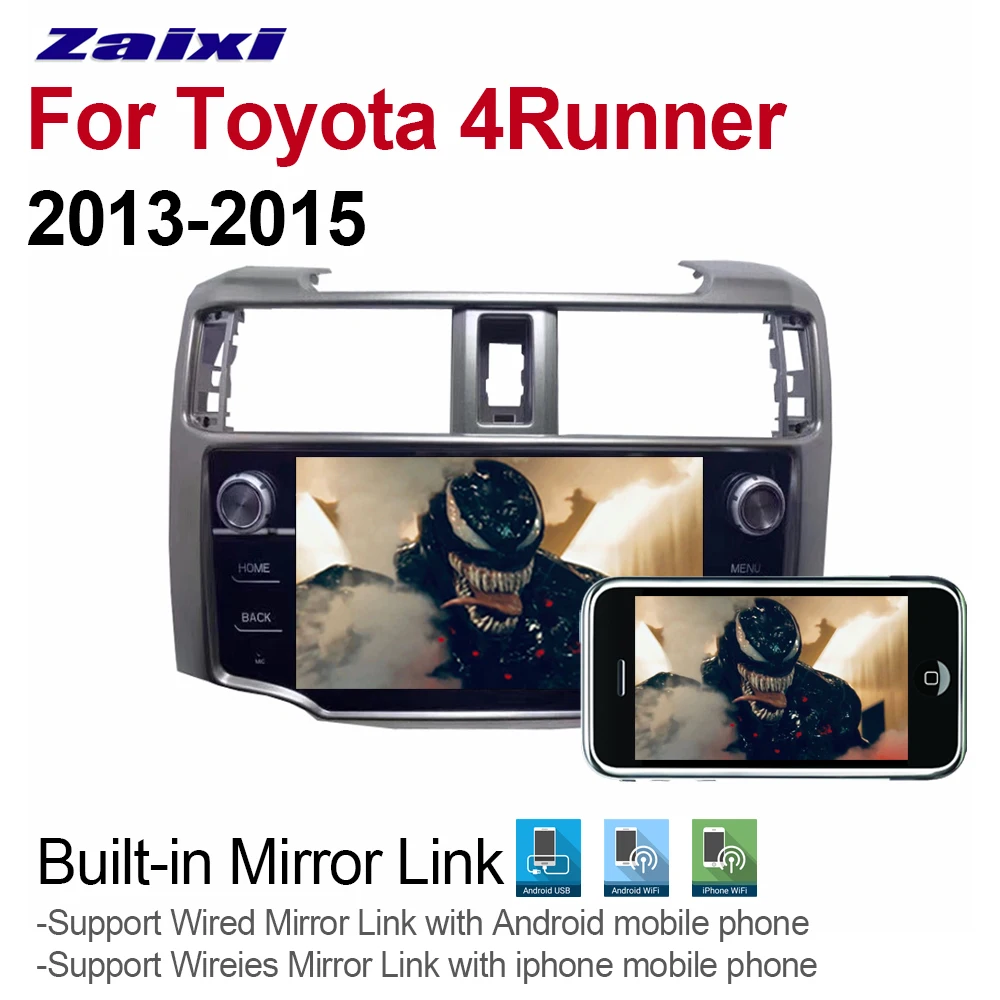 ZaiXi 9 "Android 8 1 Octa Core автомобильное радио для Toyota 4runner 2013 ~ 2015 мультимедийный плеер