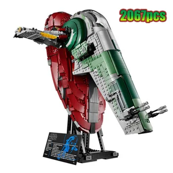 

Compatible Lepinlys 05037 The Genuine UCS Slave I Slave NO.1 Mobile 2067Pcs Building Block Bricks Toys Star-Warlys Movie