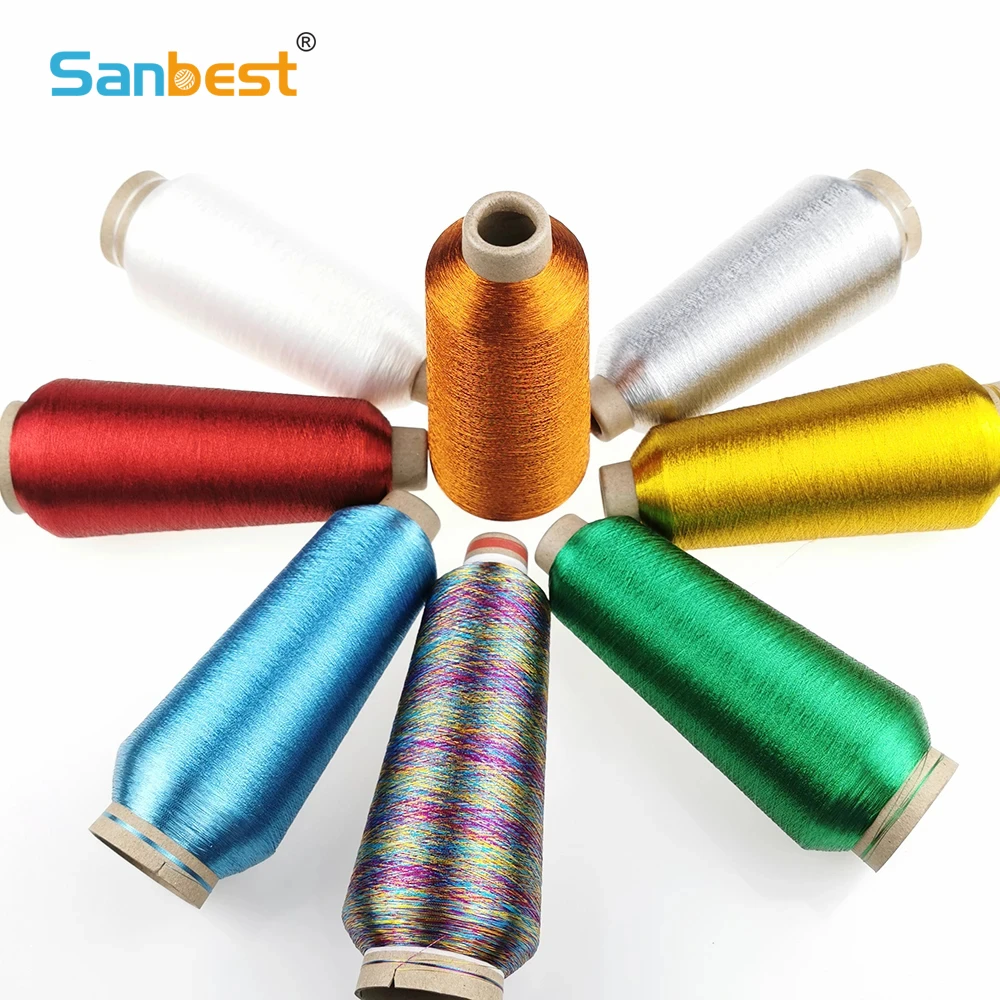 Sanbest Metallic Embroidery Thread For Brother Embroidering Machine