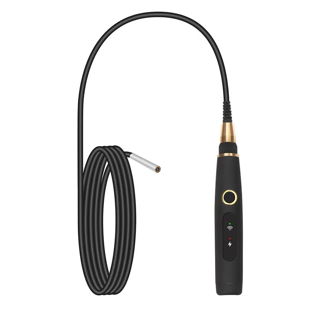 

3.9mm Waterproof Mini Industrial Wireless Inspection Camera WIFI Endoscope Car LED Lighting Flexible HD 720P Durable Smartphone