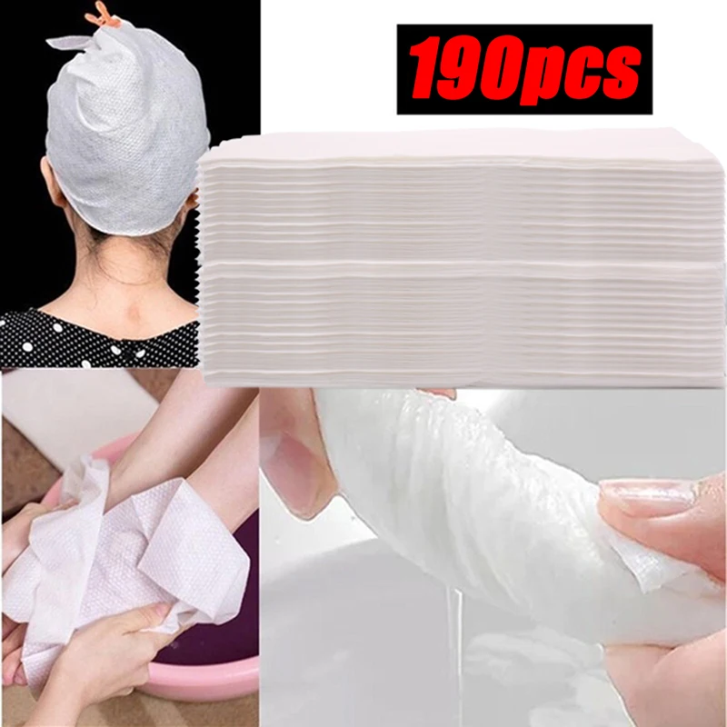 Disposable Foot Towel Multiuse White Absorbent Washcloth Comfy Feet Cloth 1PC 