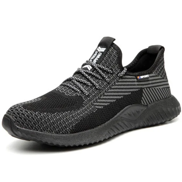 safety shoes 028 Прямая поставка; защитная обувь со стальным носком для мужчин; легкие рабочие дышащие износостойкие кроссовки унисекс для мужчин и Wo - Цвет: safety shoes 028