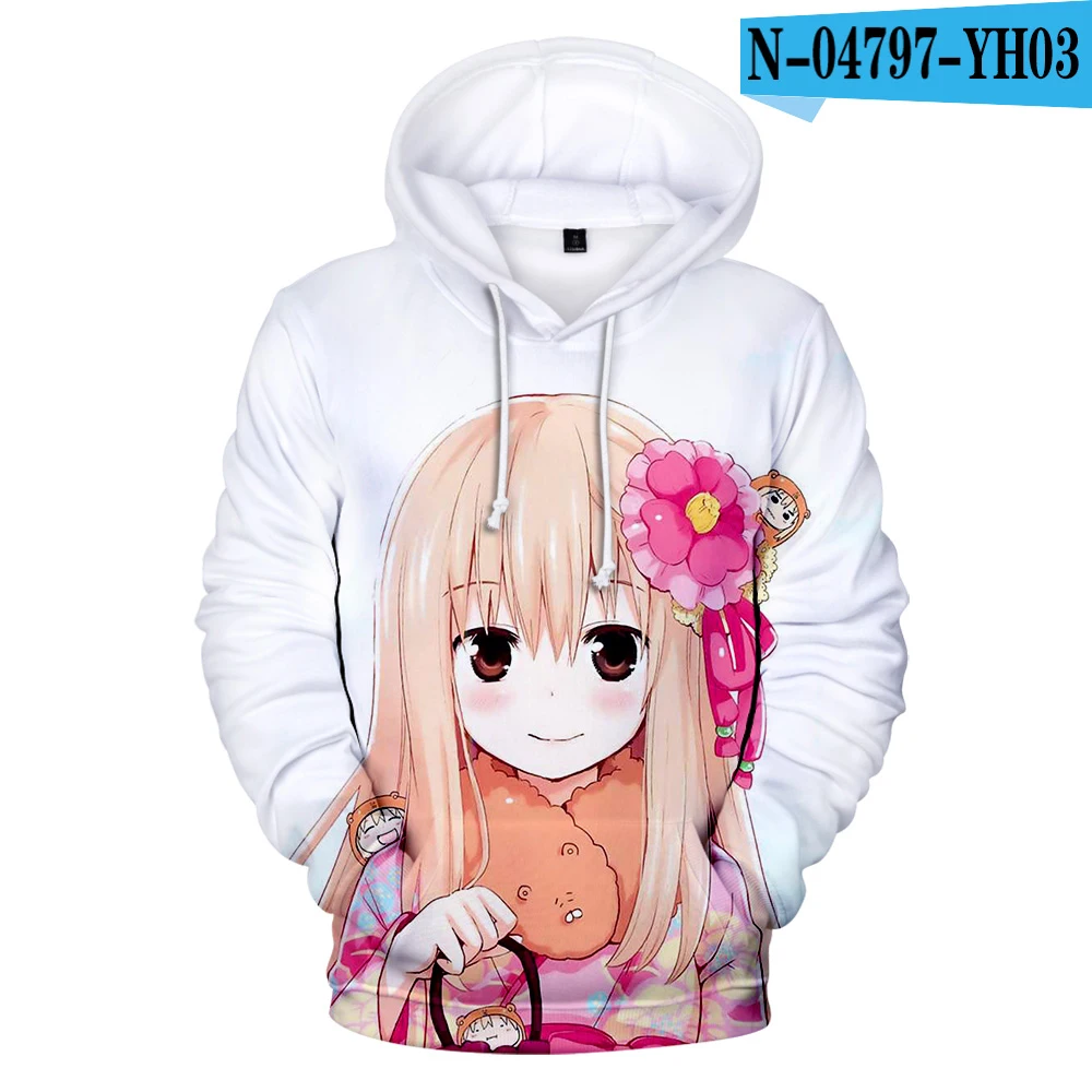 Горячий Himouto! Umaru-chan толстовки с 3D принтом толстовки брелок для ключей в стиле ретро одежда с длинными рукавами с капюшоном плюс размер для женщин - Цвет: Зеленый