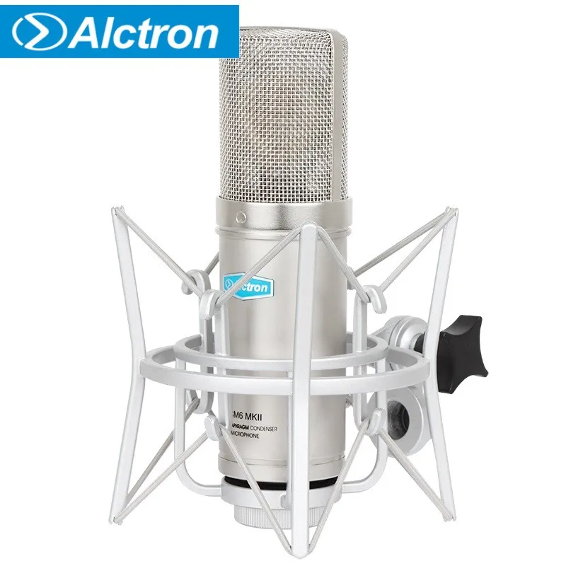 Профессиональный конденсатор Alctron CM6 MKII с большой диафрагмой и противоударным