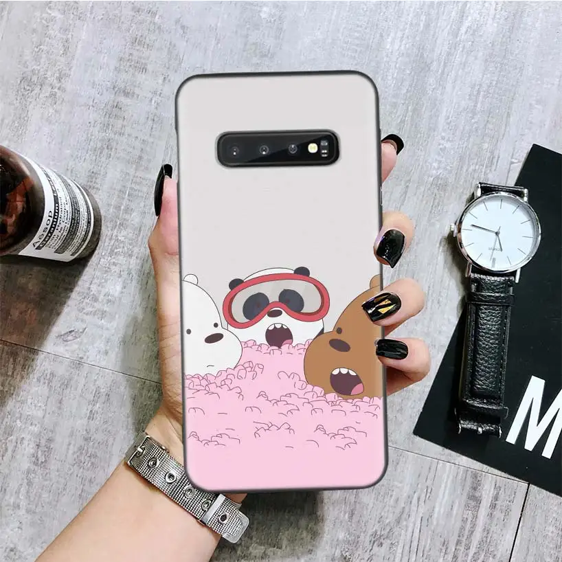 BA156-2 Мы вся правда о медведях черная крышка чехол для телефона для samsung Galaxy A50S A10S A20S A10 A20E A30 A40 A50 A70 M40 M30S A80 корпус под плетенную сумку - Цвет: BA156-2