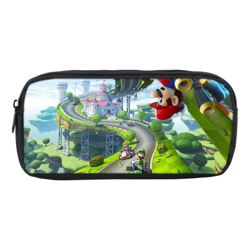 Trousse Mario Bros Sonic Ежик для мальчиков и девочек чехол карандаш с рисунком из