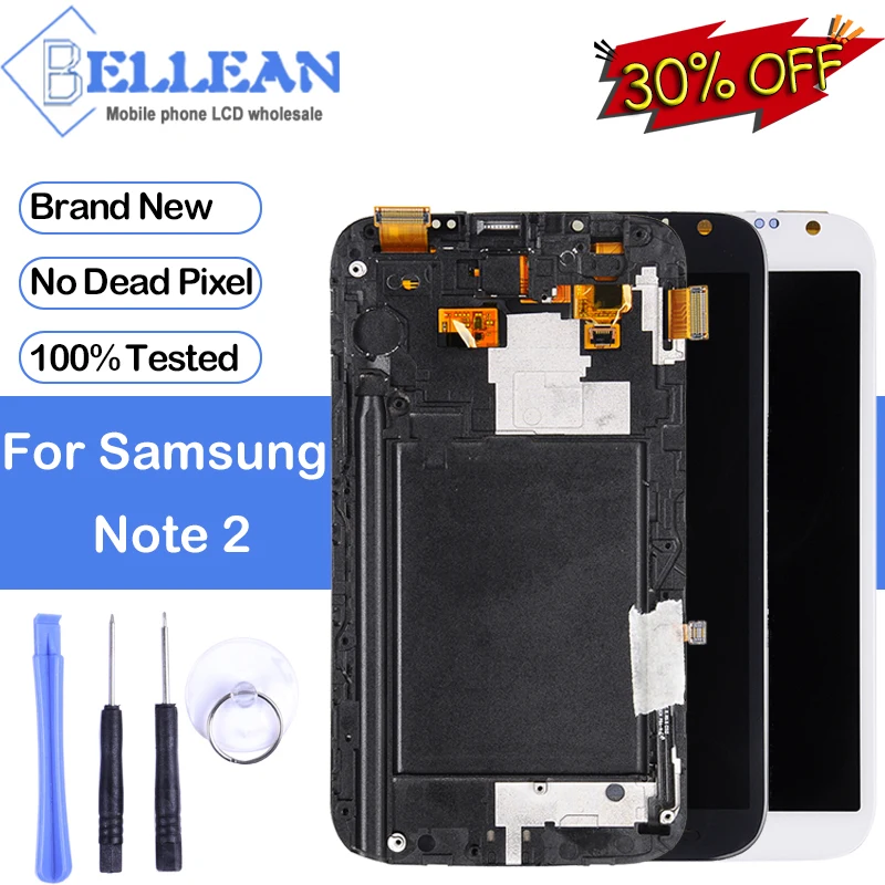 

Dinamico Discount Lcd For Samsung Galaxy Note 2 Lcd N7100 Display With Touch Screen Digitizer Assembly With Frame Free Shipping