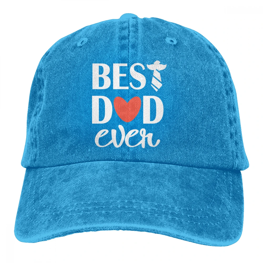 Best Daddy Ever Casquette черные унисекс Мужские Женские джинсовые бейсболка с ремешком кепки регулируемые Гольф папа шляпа