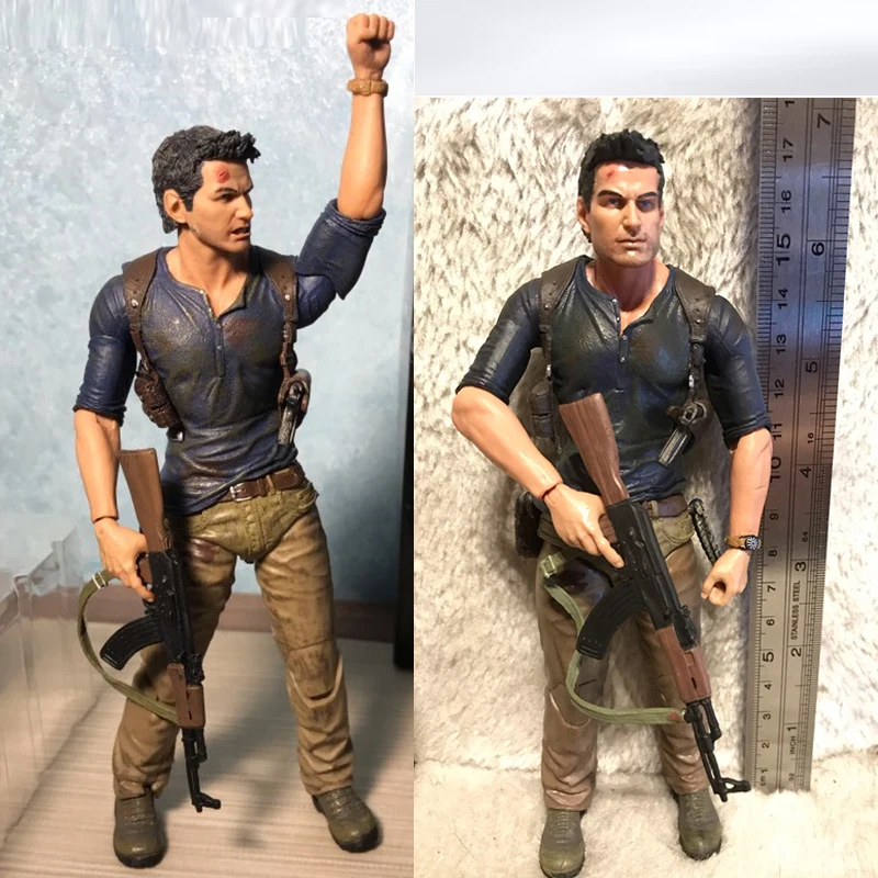 NECA Uncharted 4 рисунок с рисунками &quotНейтан Дрейк&quot конец вор цифры игрушечных