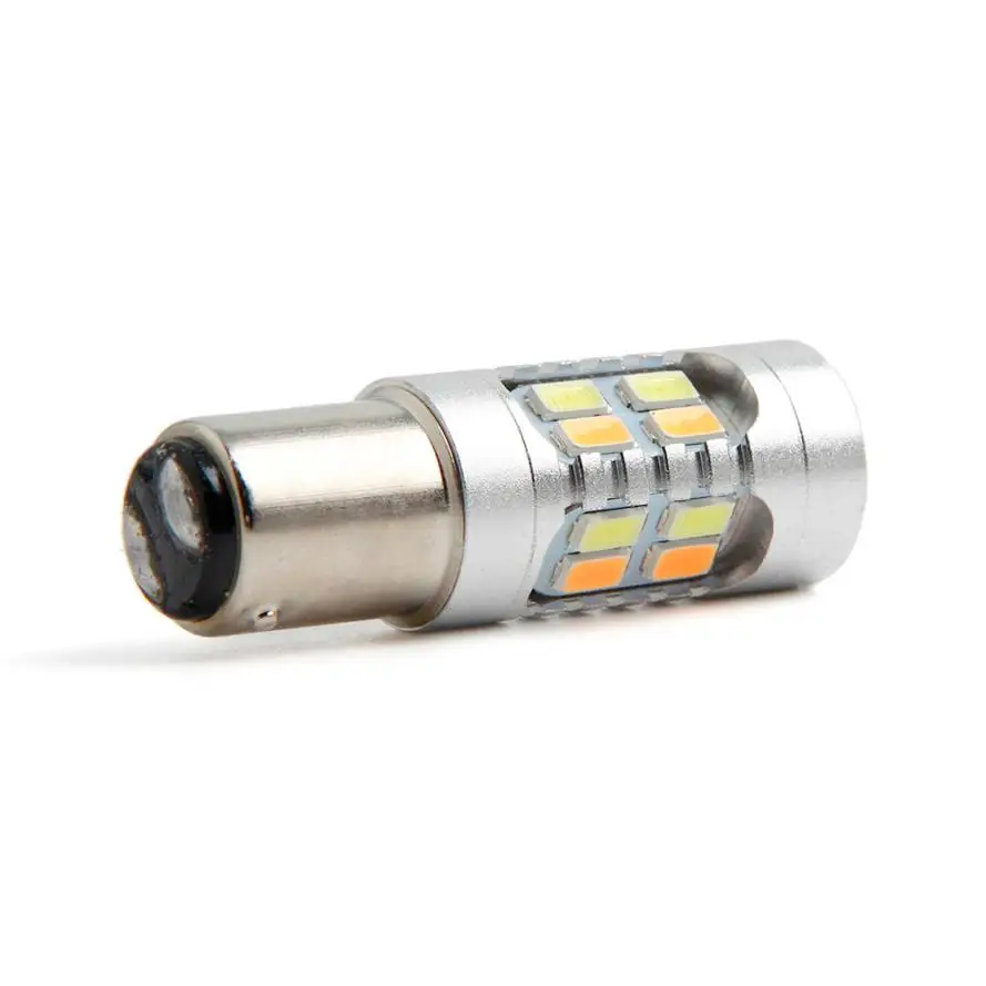 WUPP автомобильный головной светильник COB 1 шт. 1157 BAY15D 5630 5730 20 SMD Янтарный Белый светодиодный светильник S25 светильник s Прямая поставка Aug14