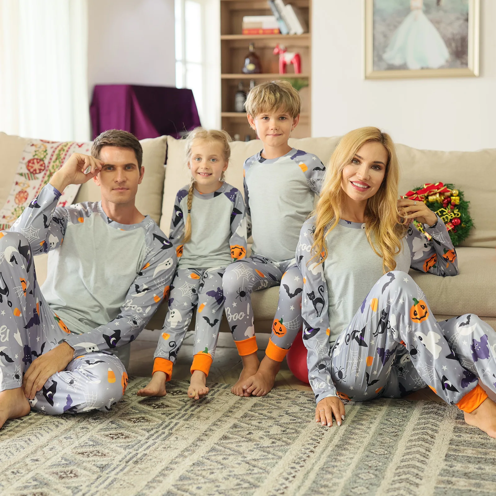 Passende Halloween-Pyjama-Nachtwäsche für die ganze Familie
