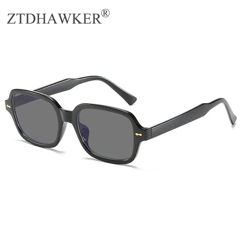 

New Fashion Jelly Sunglasses Men and Women Retro Box Personality Glasses High Quality Spectacles