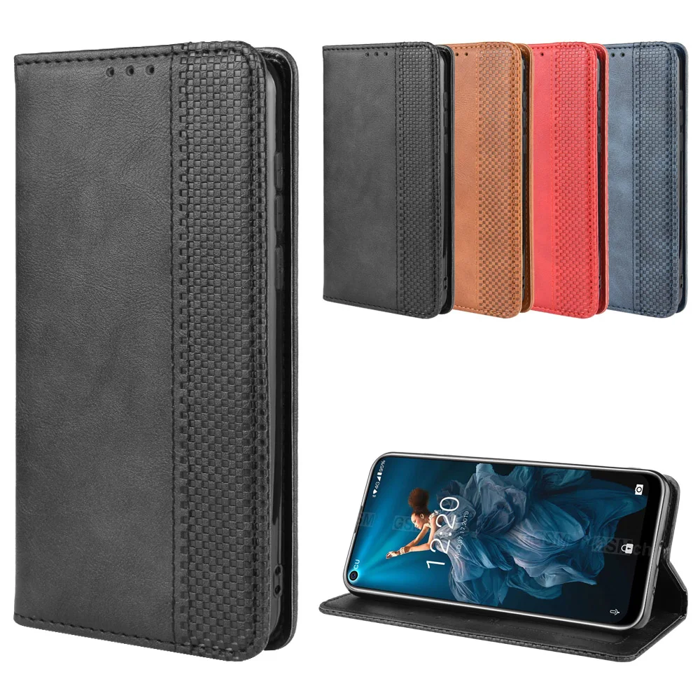 Роскошный тонкий кожаный чехол-книжка в стиле ретро для Oukitel C17 Pro чехол-бумажник с