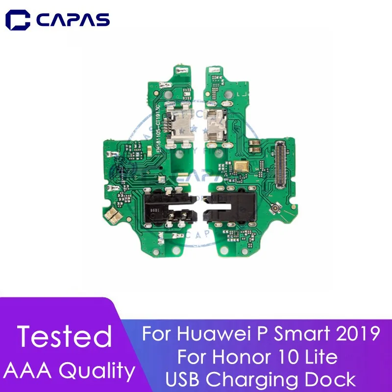 Для Honor 10 Lite USB зарядная док станция для Huawei P Smart 2019 зарядный порт разъем гибкий