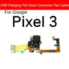 USB Charging Port Flex Ribbon For Google Pixel 2 3 3A 4 XL Charger Port Dock Plug Connector Board Flex Cable PCB Replacement ► Photo 2/6