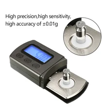 Цифровой проигрыватель Stylus Force измеритель масштаба датчик ЖК-подсветки Высокоточный отслеживание Guage+ аккумулятор для LP виниловой записи иглы