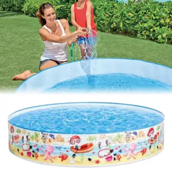 

Family Swimming Pool Non-inflatable Snap Set Swimming Pool Kids Paddling Pool For Boys Girls Outdoor Water Fun Piscina