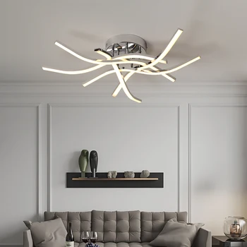 

Chrome plating Modern led ceiling lights for living room dining room living room bedroom kitchen led Ceiling lighting Fixture