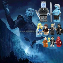 Игра престолов Сезон 8 ночь король Джон Сноу Дейенерис Arya Stark Cersei Lannister Льда и Огня строительные блоки игрушки для детей