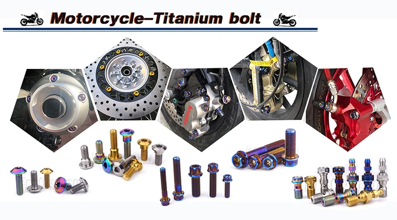 4/6 шт. титановый винт M8X33mm тормозного диска Болты ротора Титан Ti для Suzuki GSXR M8X33 велосипед Аксессуары для мотоциклов золото Цвет