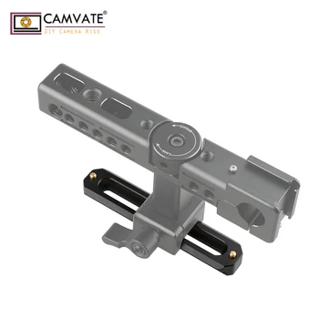 

CAMVATE Camera Quick Release Safety Nato Rail 10cm Long 3.94" with Spring Loaded Pins for Camera RED Epic / Scarlet, Black Magic