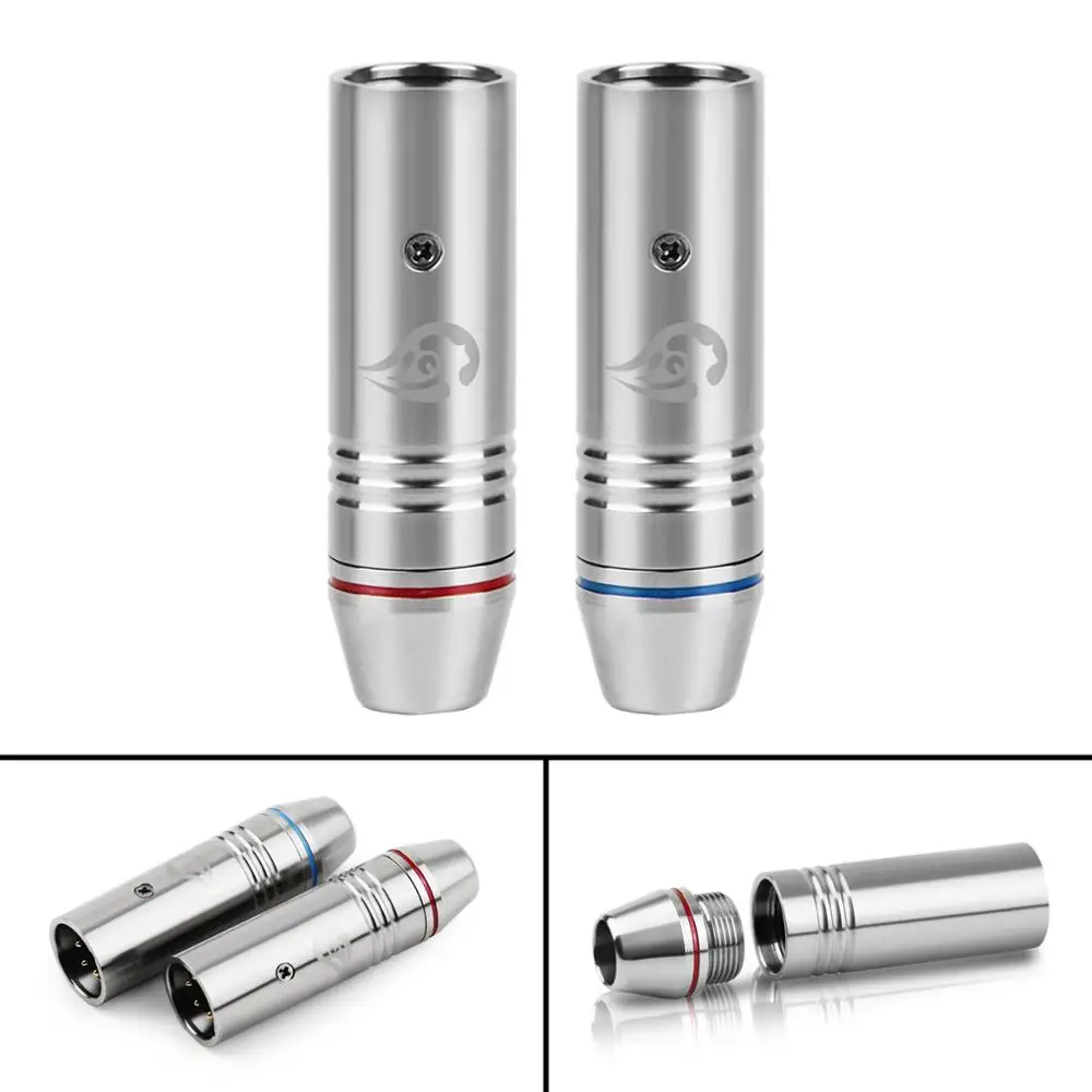 Areyourshop 4Pin из нержавеющей стали XLR спикер разъем кабель подключения Cannon Мужской