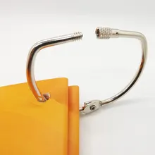 20 шт 3,8 мм d-образное металлическое кольцо для переплета книг DIY Кольца для альбома с отрывными листами скрепбуковые принадлежности для переплета фотографий