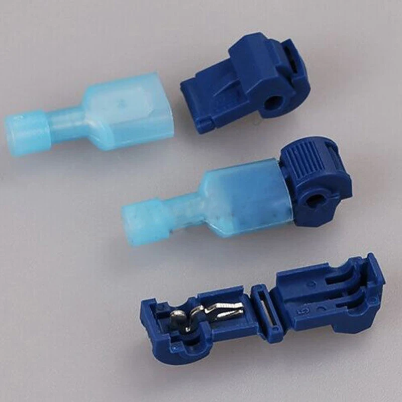 

100pcs/set 0.3mm-6.0mm Quick Splice Wire Terminals Spade Connectors Electrical Crimp Cable Kit Tool Set