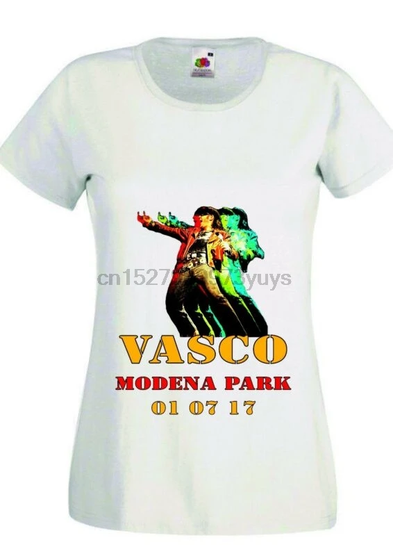 Футболка Donna VASCO ROSSI MODENA PARK S-M-L-XL col. NERO-BLU-BIANCO-GIALLO-ROSSO |