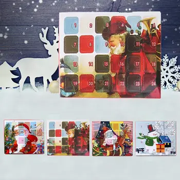 

24 Days Christmas Advent Calendar with Bracelet Set Christmas Countdown Calendar with Bracelet Necklace Set DIY Bracelet