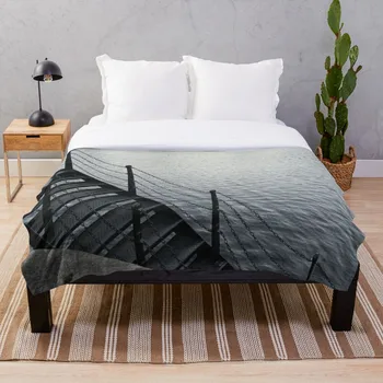 

Soft Blanket for Bed Sherpa Flannel Fleece Blanket Home Travel Sofa Soft Throw Blanket Steps To The Sea