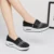 Minika Slimming Shoes Women Summer Breathable Slip On Sport Shoes Female Fitness Swing Platform Wedge Shoes Lady Walking Sneaker