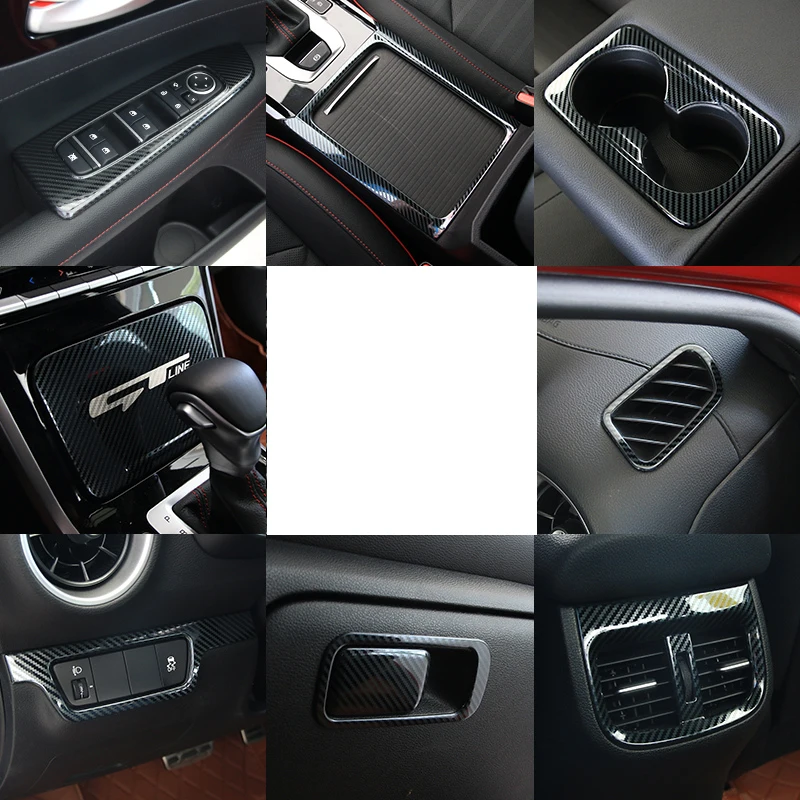 

Lsrtw2017 Car Centrol Control Window Control Cup Panel Co-pilot Trims for Kia K3 Kia Cerato Interior Mouldings Accessories
