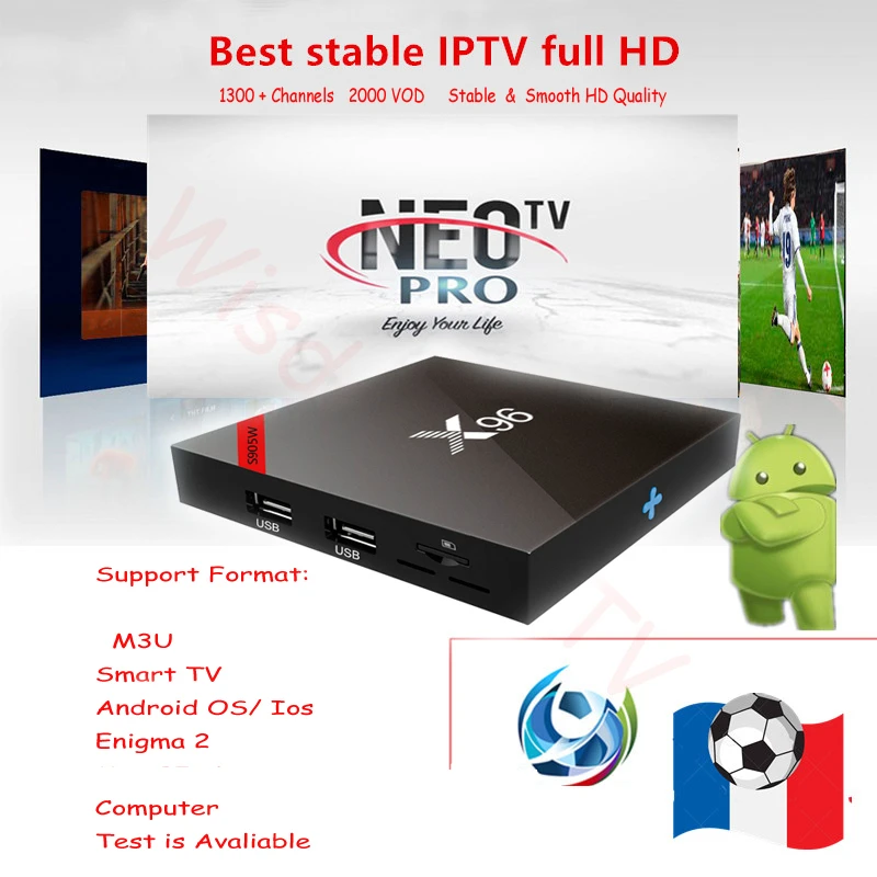 Beste IPTV Abonnement Neo pro Franse IPTV Europa Arabische België IPTV abonnement code liveTV M3U android enigmas 2 smart TV