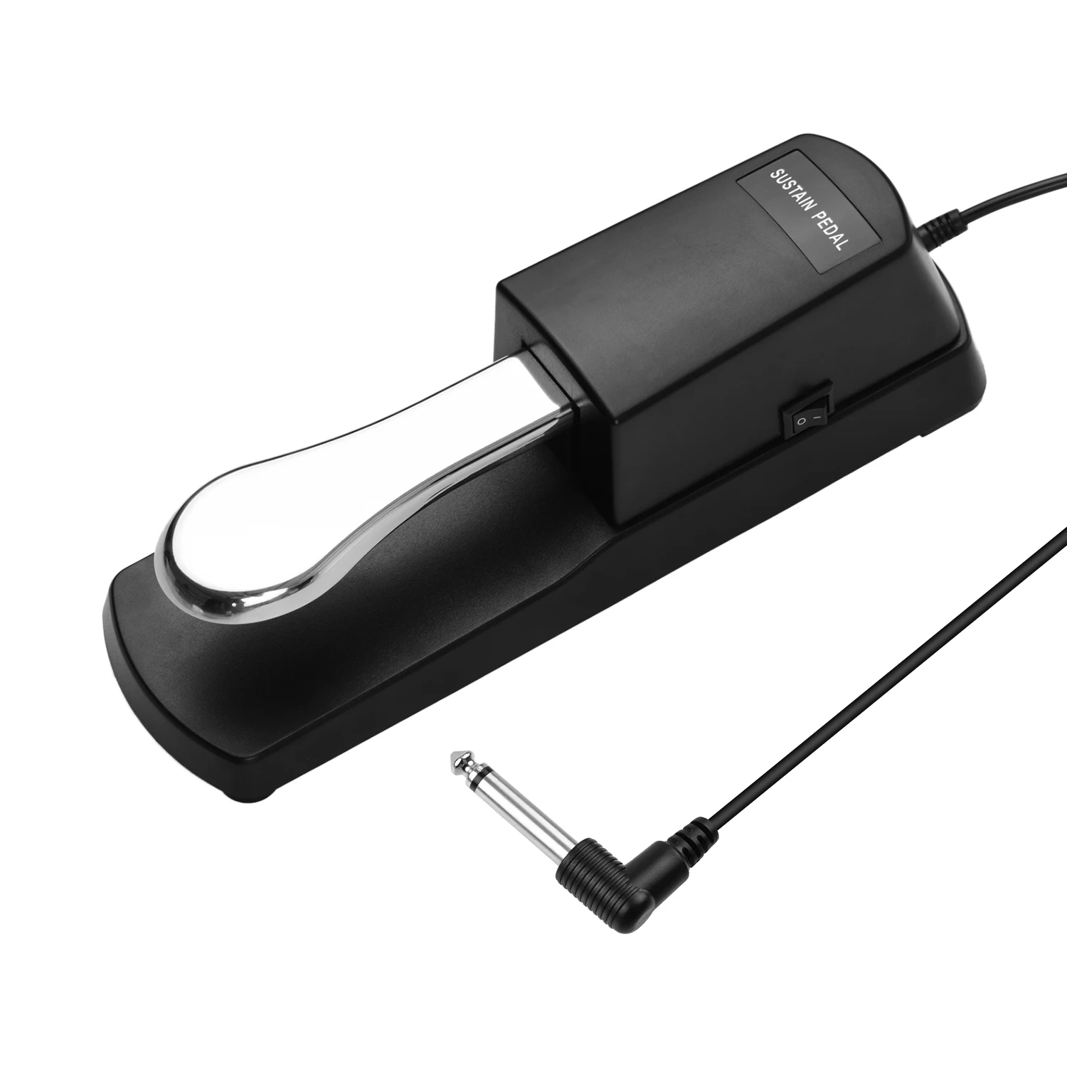 Piano Sustain Pedal Keyboard Damper Pedal 6.35mm Plug Compatible With