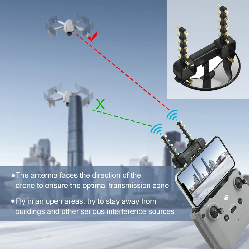 ドローン用拡張アンテナ,ドローン用Dji mavic air 2s/air 2/mini 2