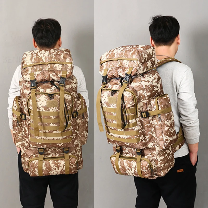 80L большой емкости открытый альпинистский рюкзак военный тактический рюкзак охотничий стрельба, Кемпинг Сумка Рюкзак