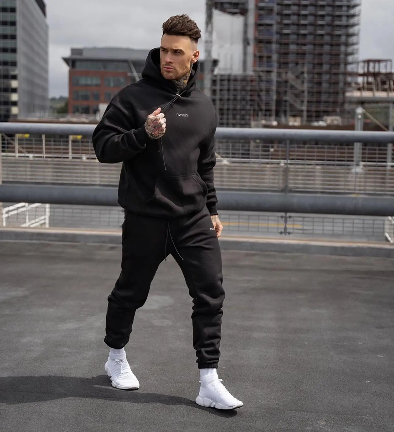 Men's Hoodie Set Cotton Hoodies 