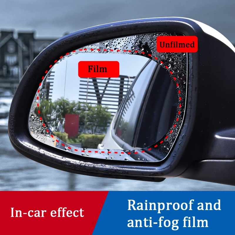 2 шт. Защитная мягкая пленка для зеркала заднего вида|Наклейки| |