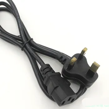 

50pcs UK Plug Power Cord 3 Prong British IEC C13 Mains Power Supply Lead Cable 1.2m 4ft For AC Adapters DVD CD player